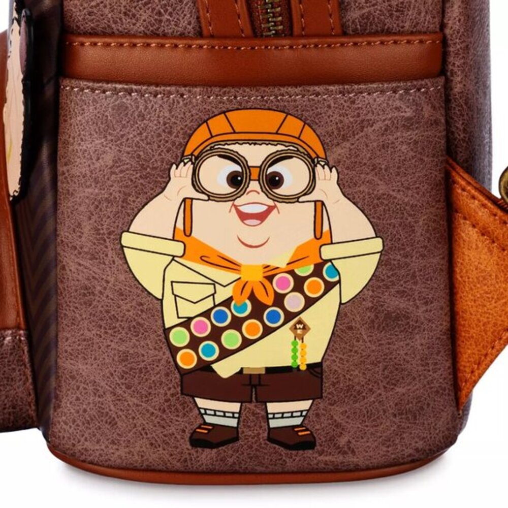 Disney Parks Pixar Up Carl Fredricksen Loungefly Mini Backpack New with Tags - Picture 5 of 6